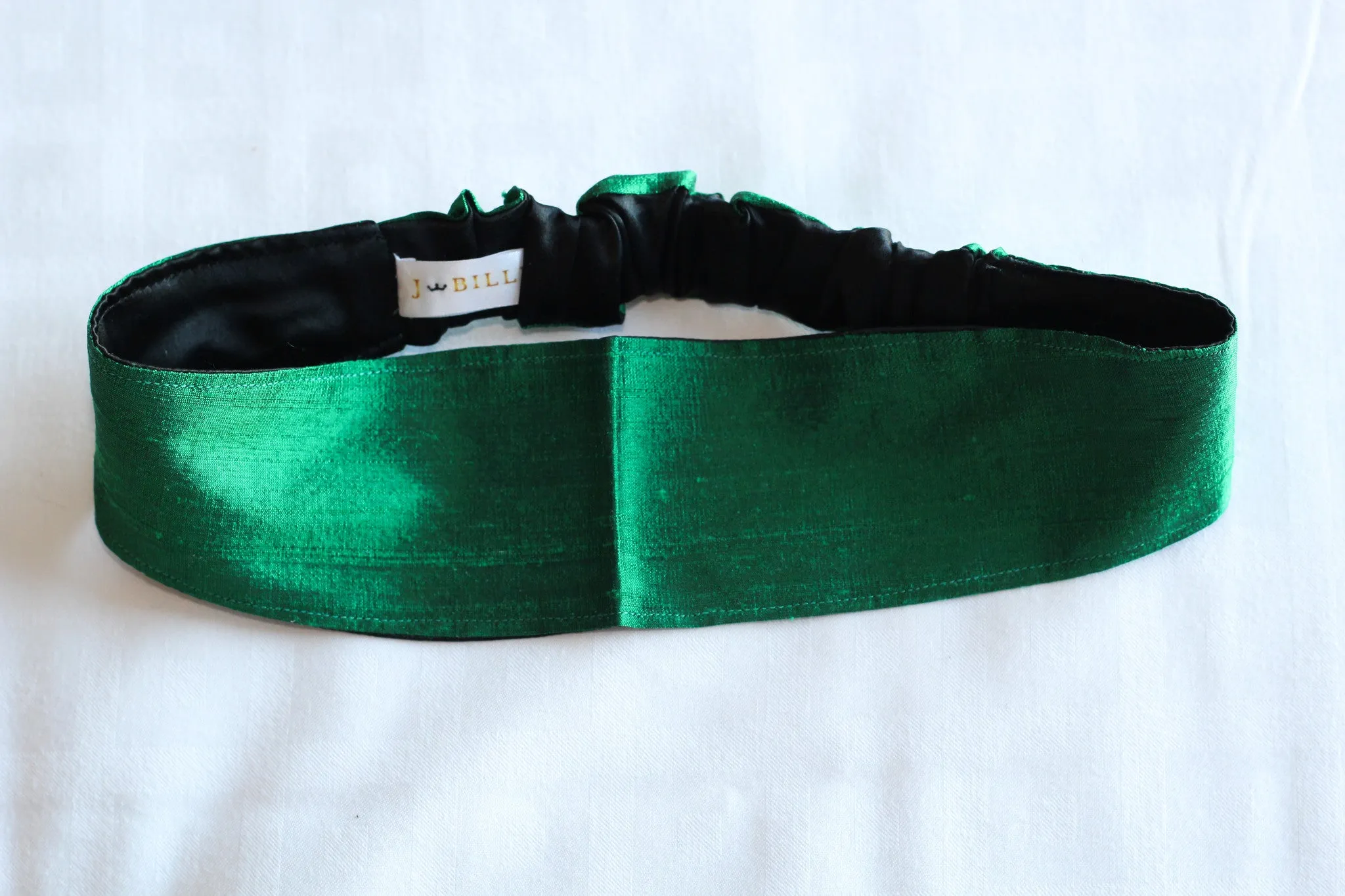 1257. Green Silk Headband (Soft)