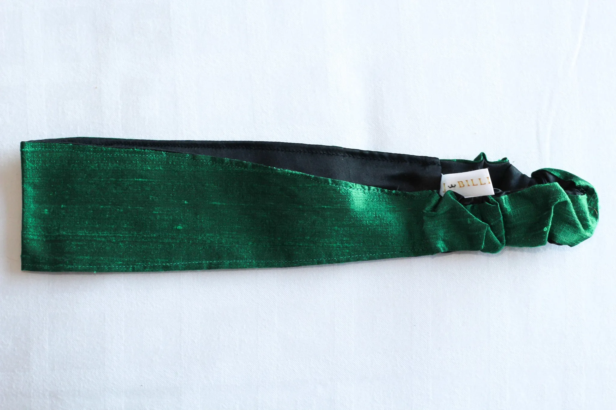 1257. Green Silk Headband (Soft)