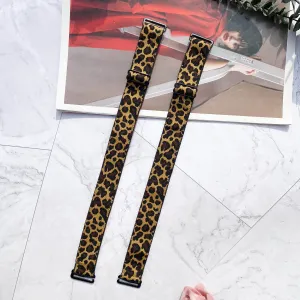 Adjustable Wide Leopard Bra Strap 2.5cm Width Bra Strap Bracelet
