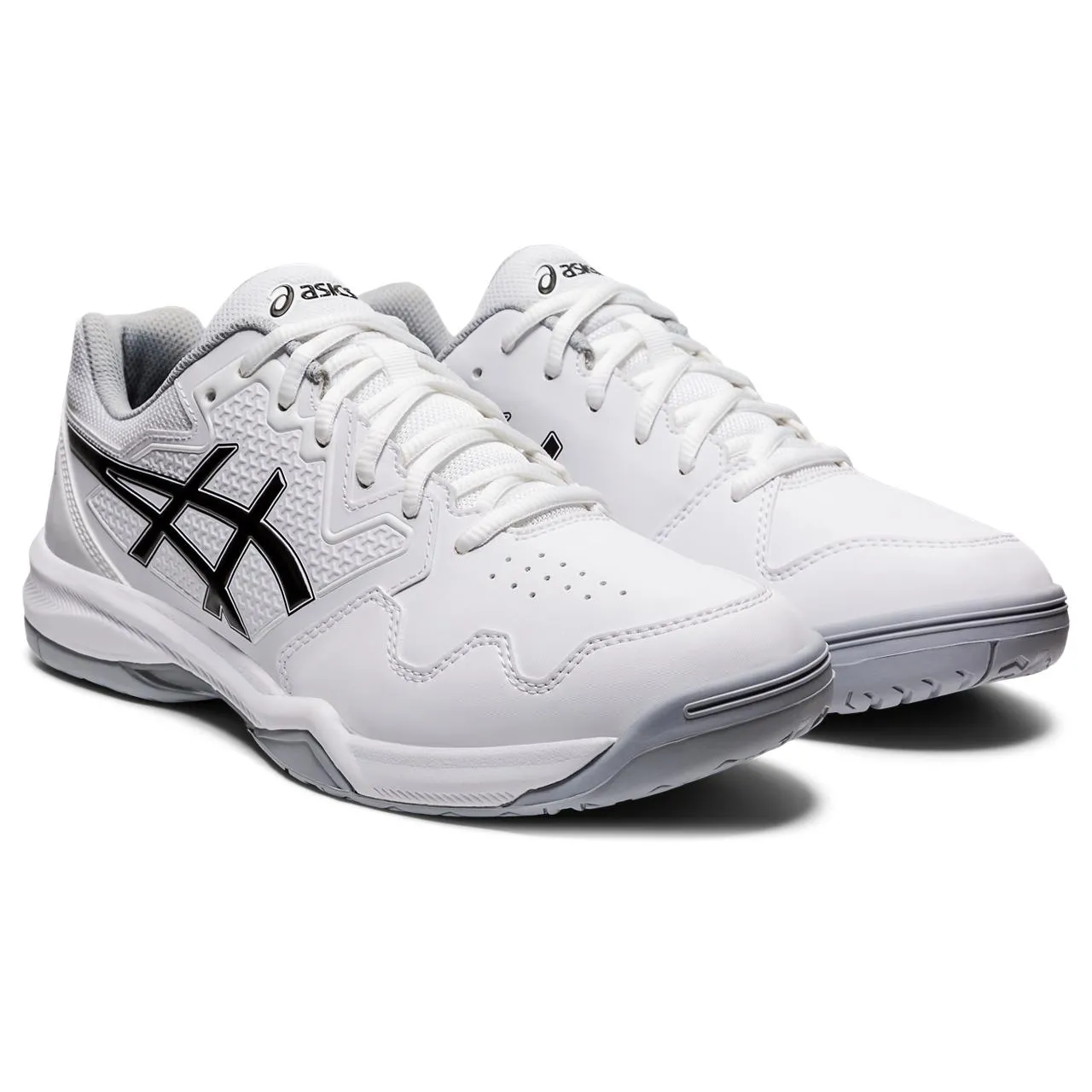 Asics Gel Dedicate 7 Men's Tennis Shoe (White/Black)