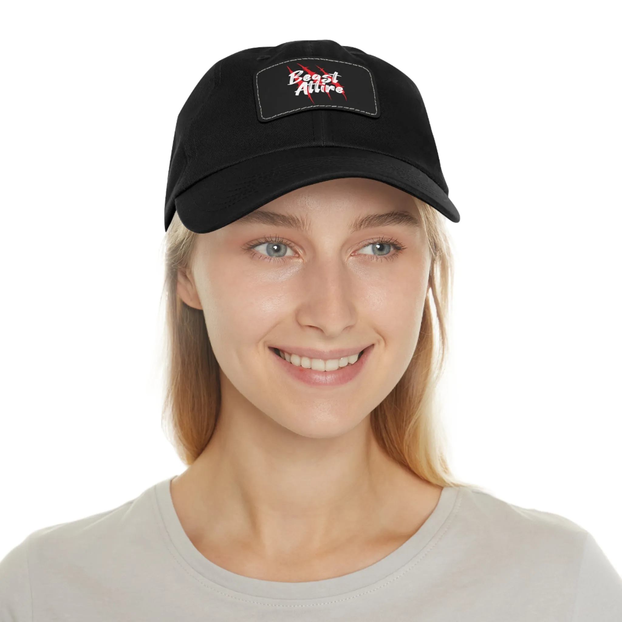 Beast Attire Hat with Leather Patch (Rectangle)