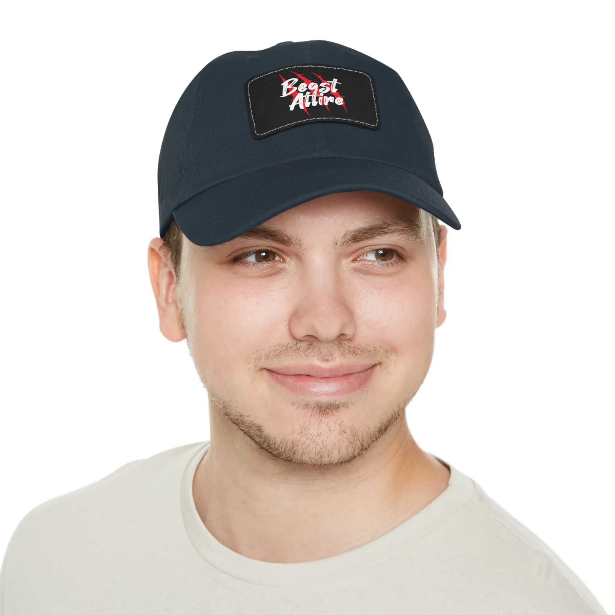 Beast Attire Hat with Leather Patch (Rectangle)