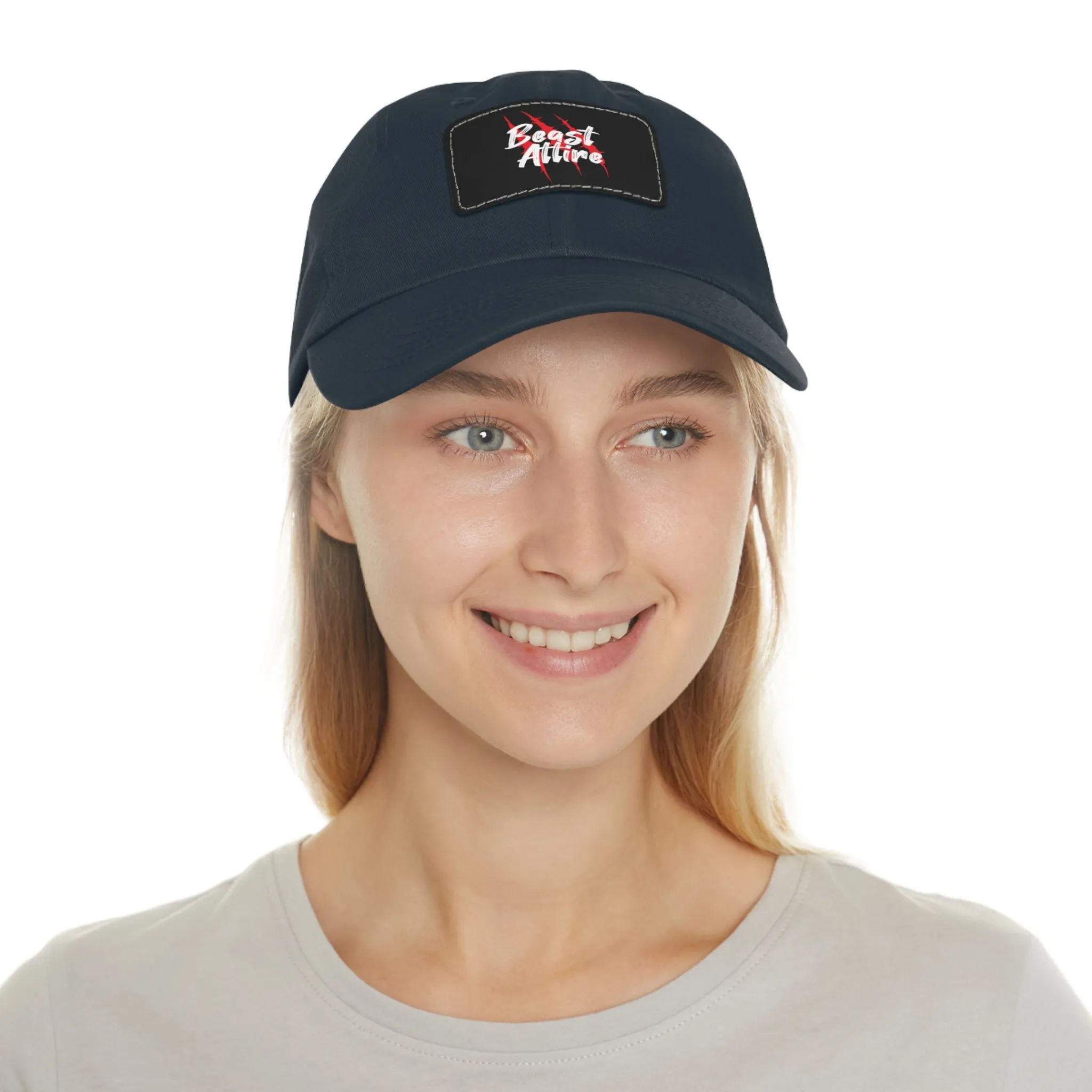 Beast Attire Hat with Leather Patch (Rectangle)