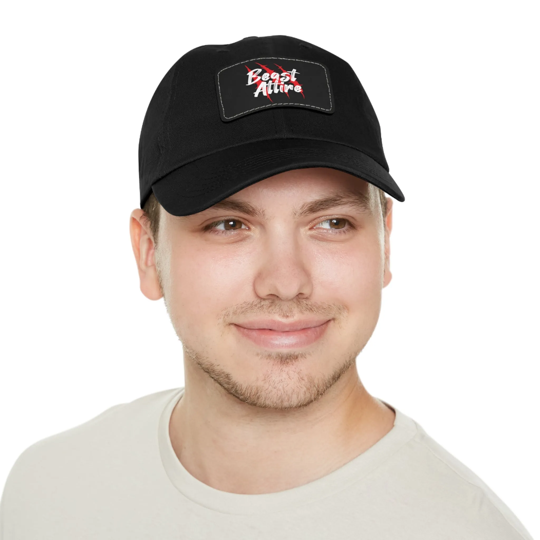 Beast Attire Hat with Leather Patch (Rectangle)