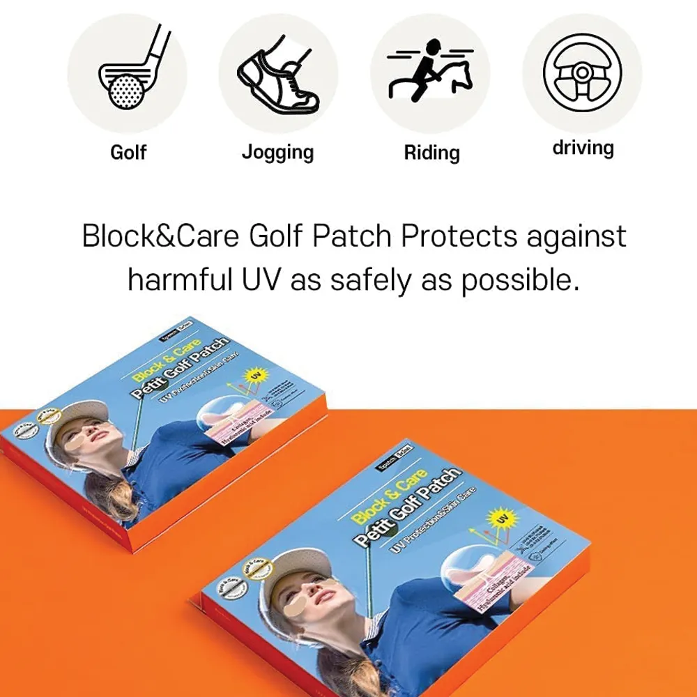 Block & Care - Petit Golf Patch / 50 Patches( 5 boxes )