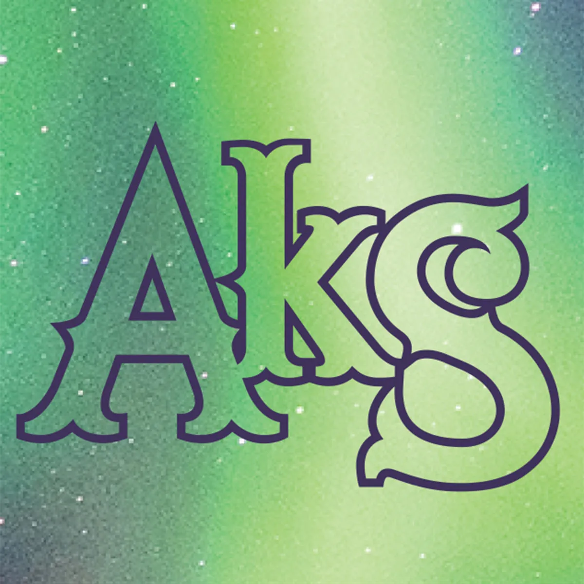 Bondi Headband with AkS Lights Out Midnight logo