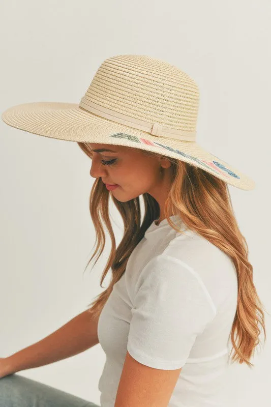 Braided Floppy Hat-Always on Vacay