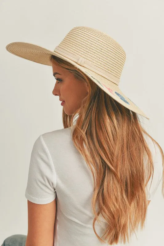 Braided Floppy Hat-Always on Vacay