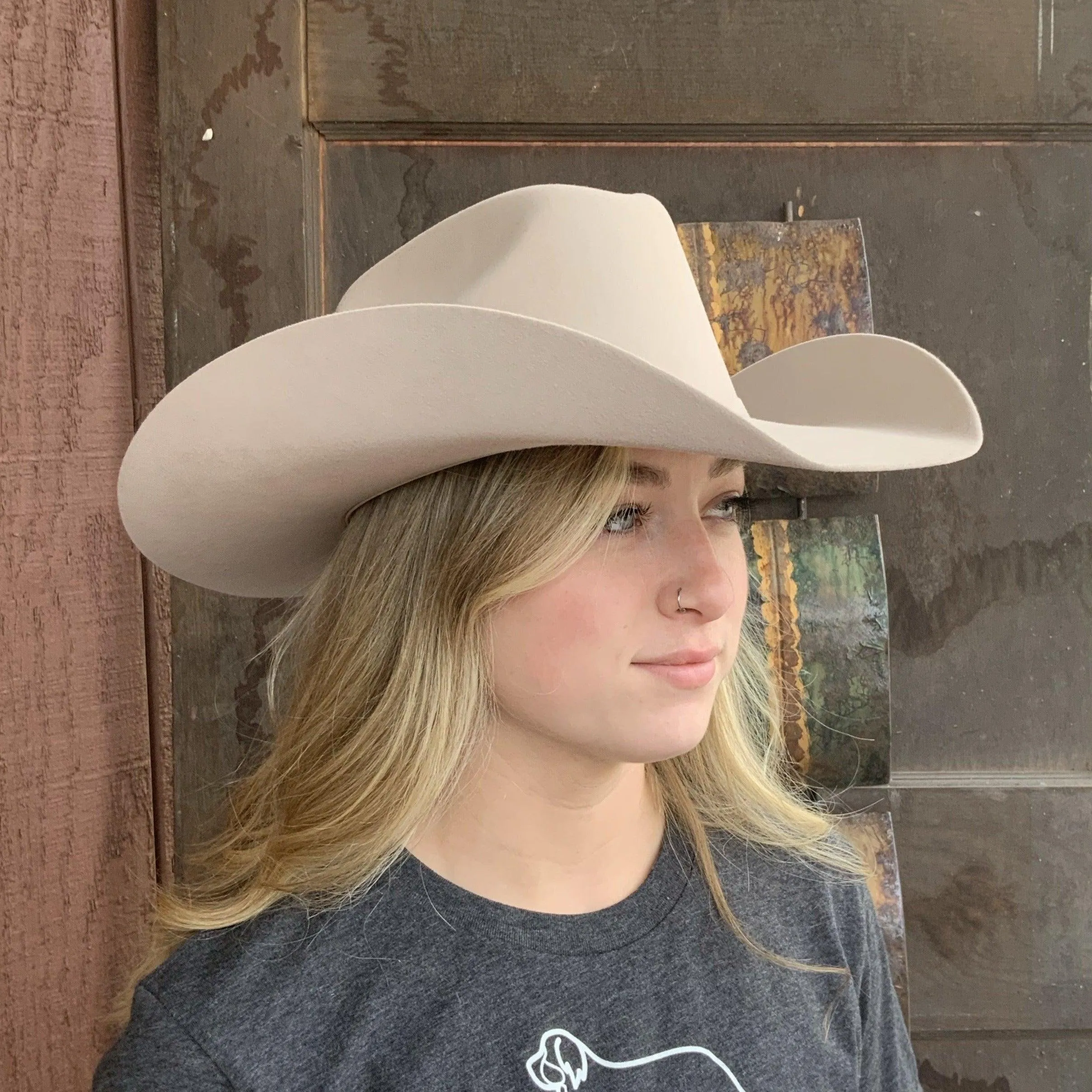 Bullhide Hat Unisex Legacy 8X Fur Blend Buckskin Western Cowboy Hat 0518BC