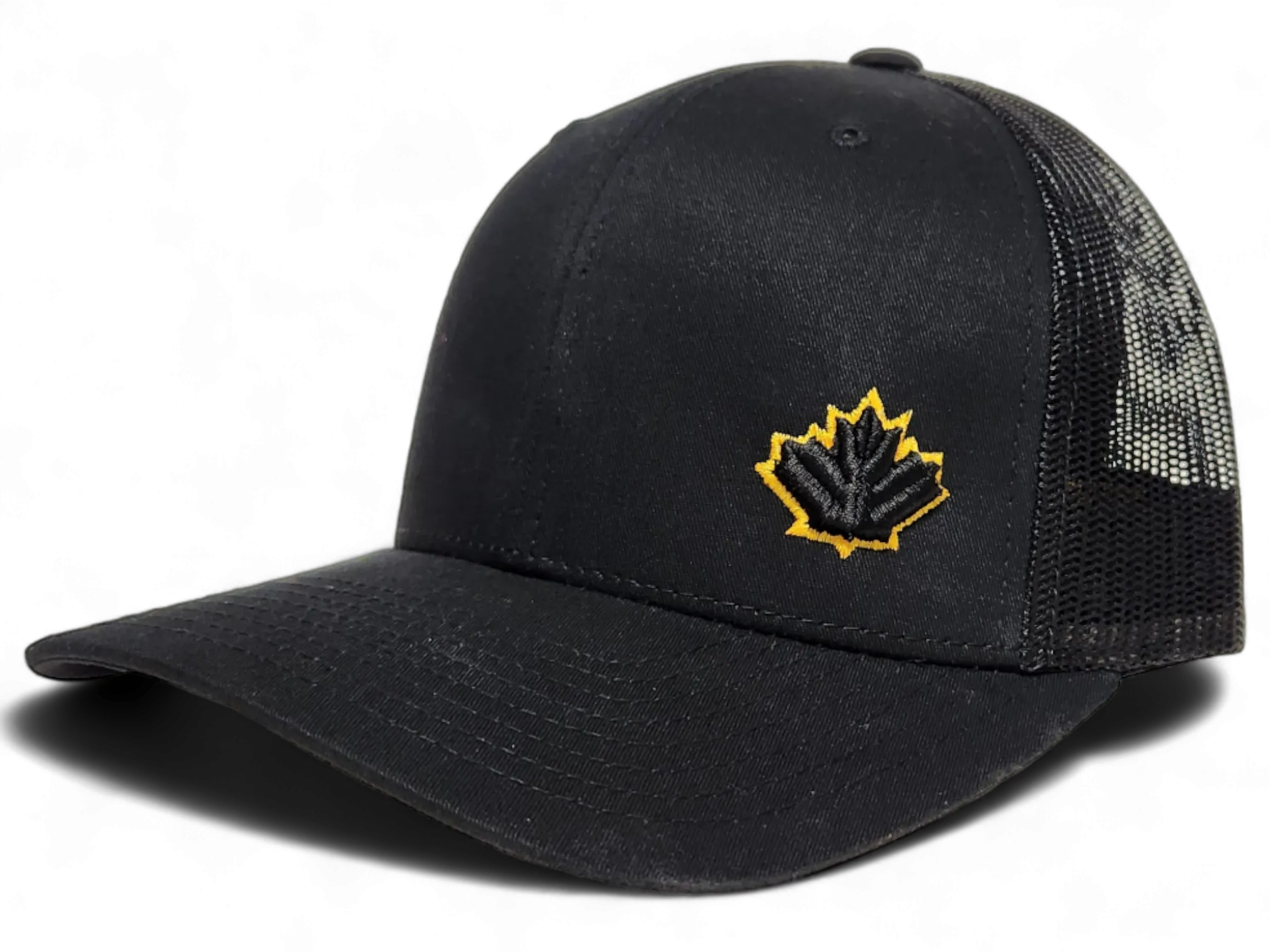 Canada Trucker Cap Black Gold