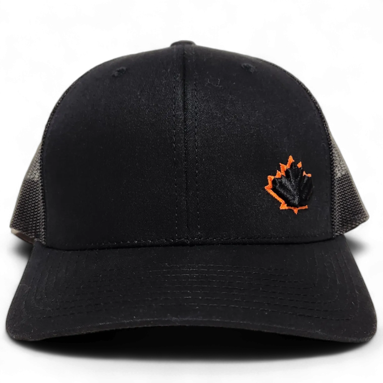 Canada Trucker Cap Black Orange