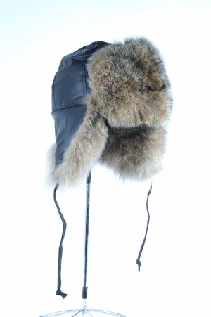 Canadian Lynx Aviator Fur Hat