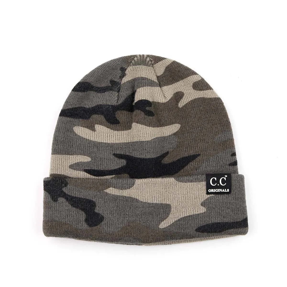 CC Camo Outdoor Adventure Fashion Trendy Print Beanies