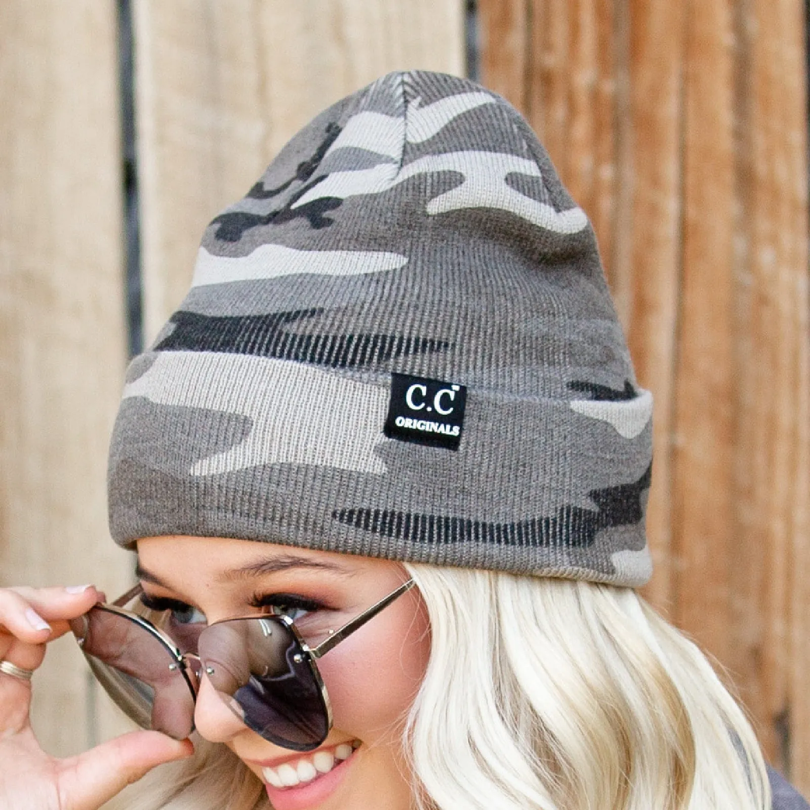 CC Camo Outdoor Adventure Fashion Trendy Print Beanies
