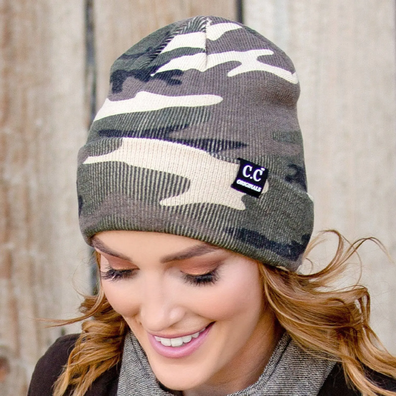 CC Camo Outdoor Adventure Fashion Trendy Print Beanies