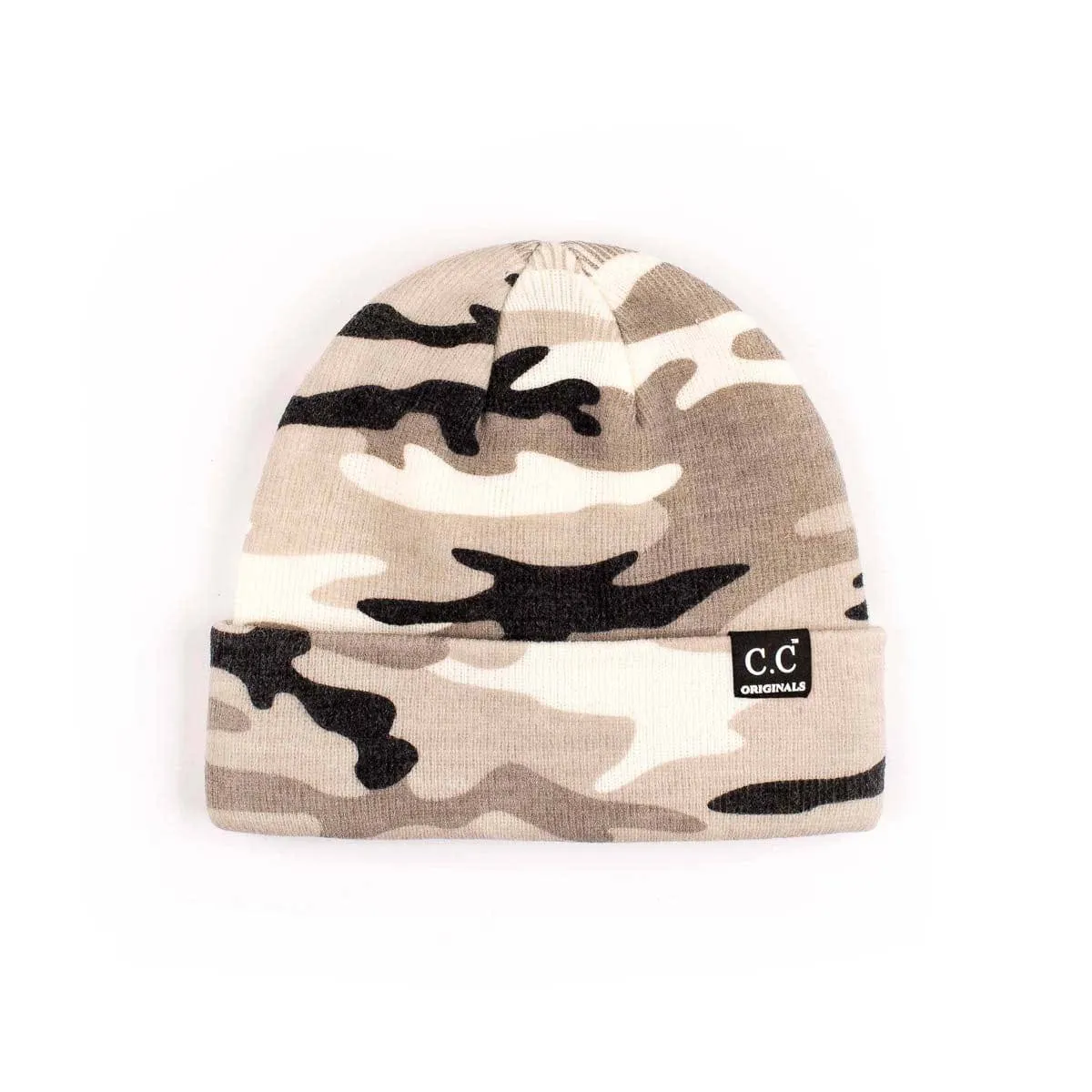 CC Camo Outdoor Adventure Fashion Trendy Print Beanies