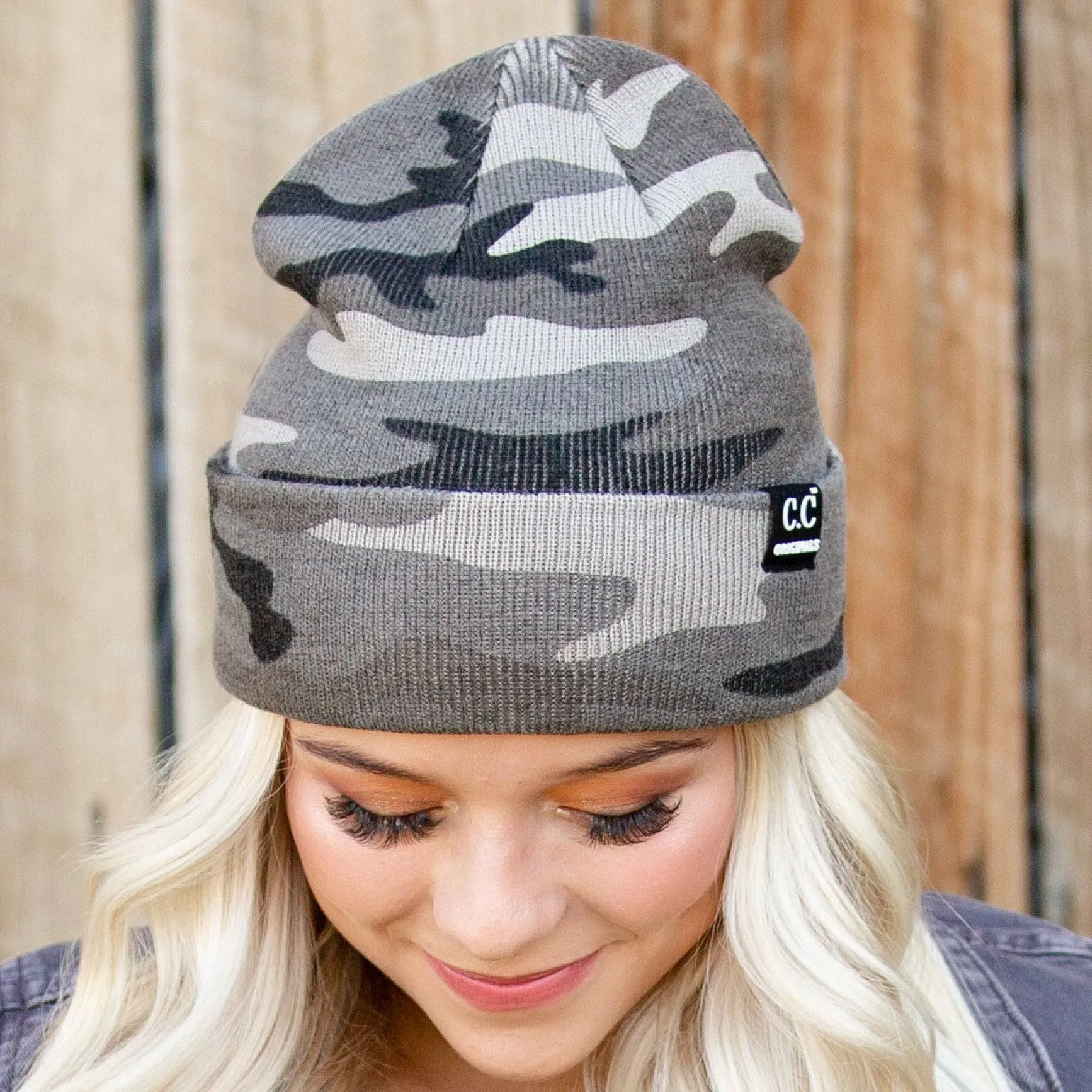 CC Camo Outdoor Adventure Fashion Trendy Print Beanies