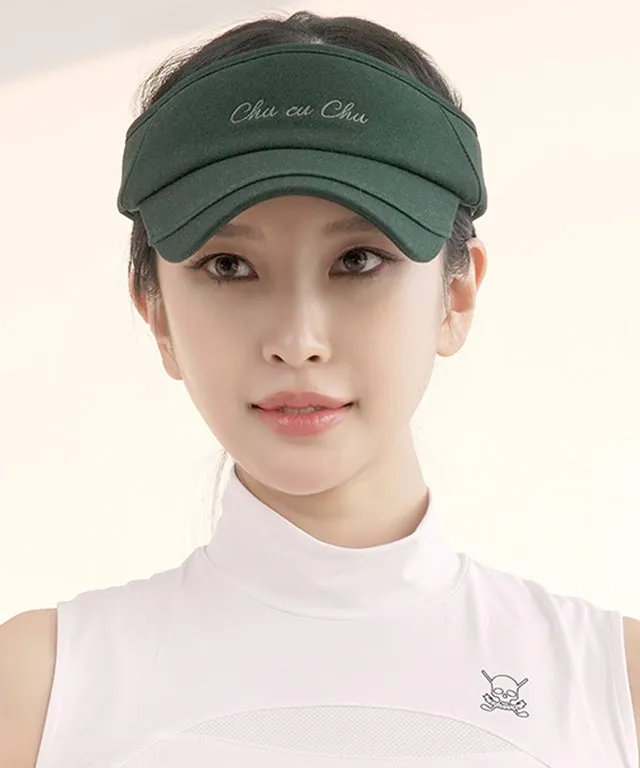 CHUCUCHU Lettering Deep Visor  - Deep Green