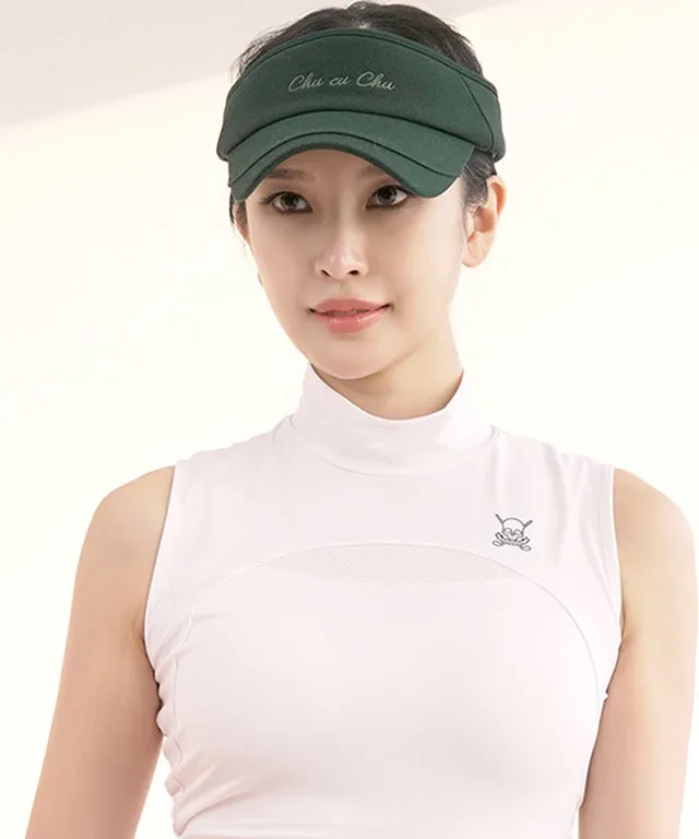 CHUCUCHU Lettering Deep Visor  - Deep Green