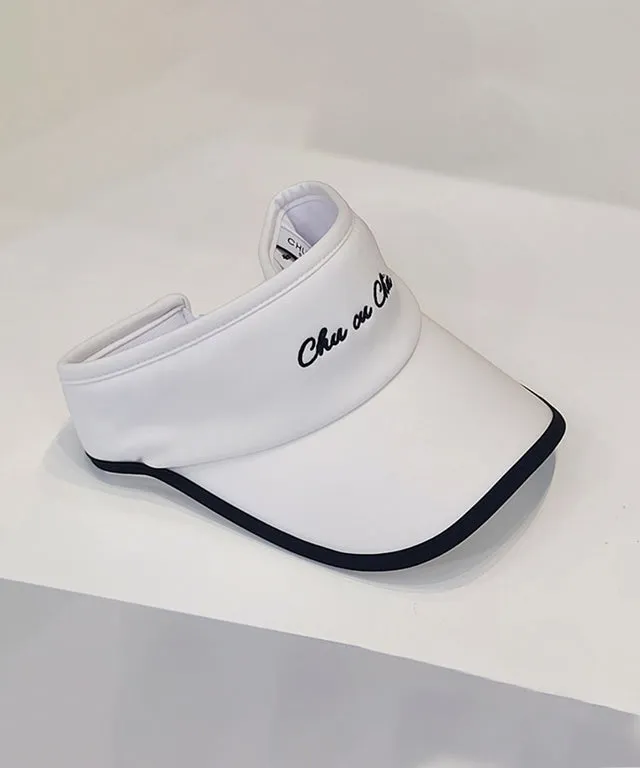 CHUCUCHU Line Lettering Logo Visor - 2 Colors