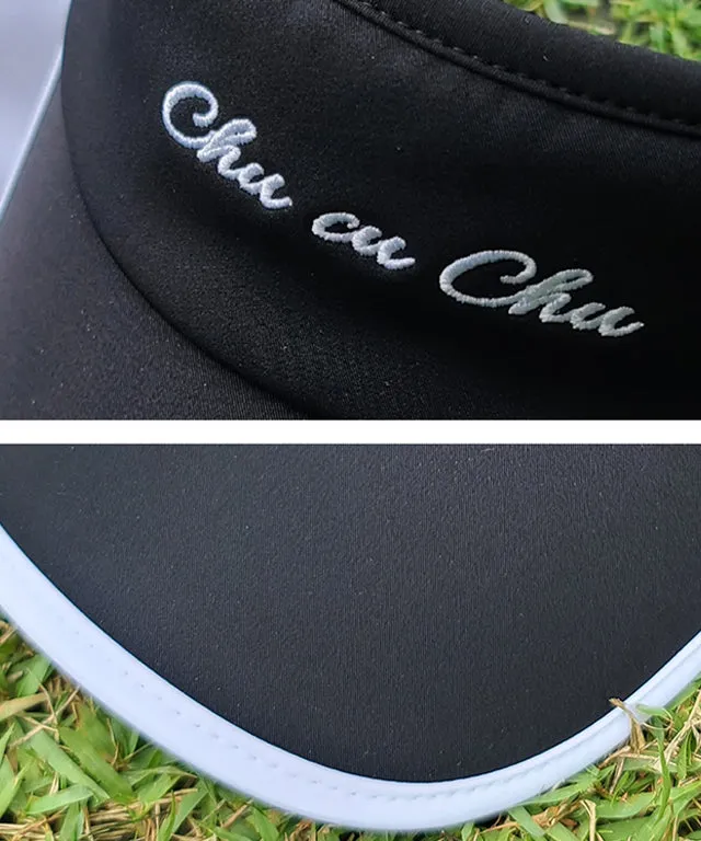 CHUCUCHU Line Lettering Logo Visor - 2 Colors