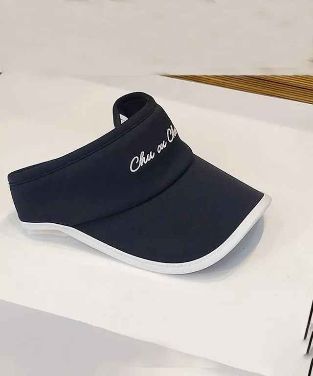CHUCUCHU Line Lettering Logo Visor - 2 Colors
