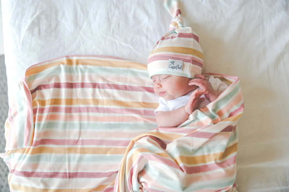 Copper Pearl - Top Knot Hat - Belle