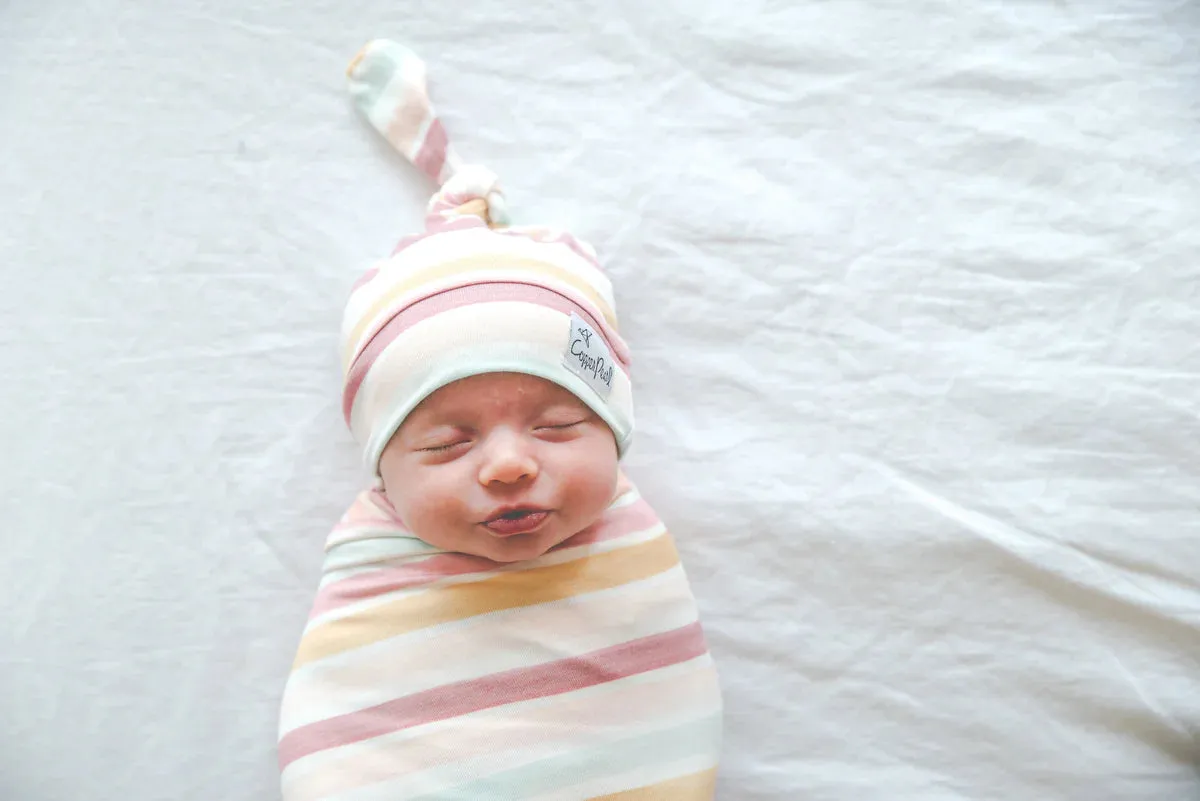 Copper Pearl - Top Knot Hat - Belle