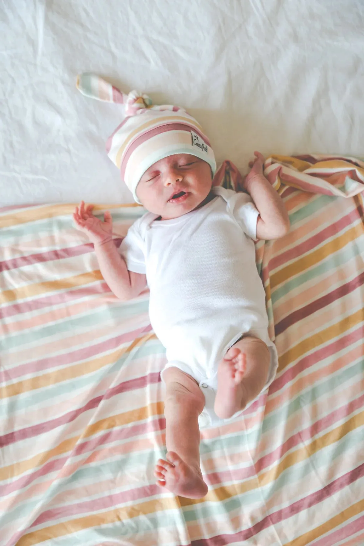 Copper Pearl - Top Knot Hat - Belle