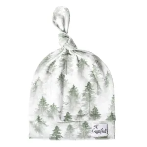 Copper Pearl - Top Knot Hat - Evergreen