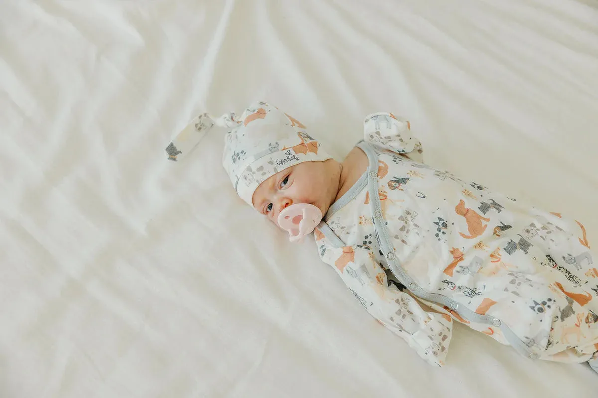 Copper Pearl - Top Knot Hat - Rufus