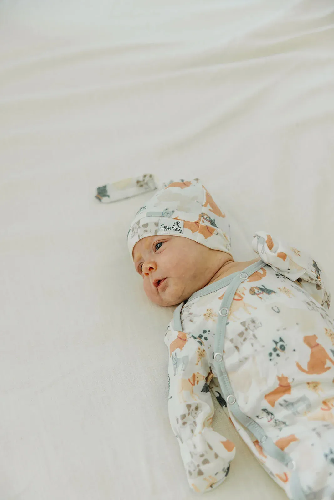 Copper Pearl - Top Knot Hat - Rufus