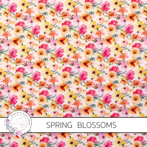 CUSTOM Spring Blossoms ~ Faux Leather ~ 1mm
