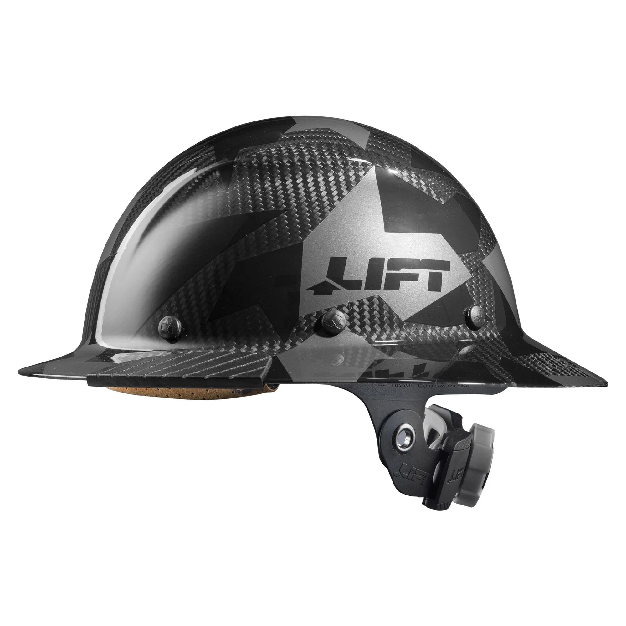 DAX Carbon Fiber Full Brim Hardhat