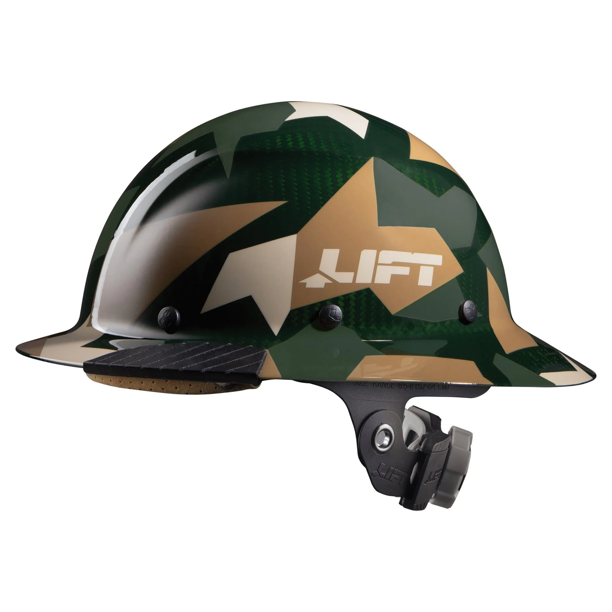DAX Carbon Fiber Full Brim Hardhat