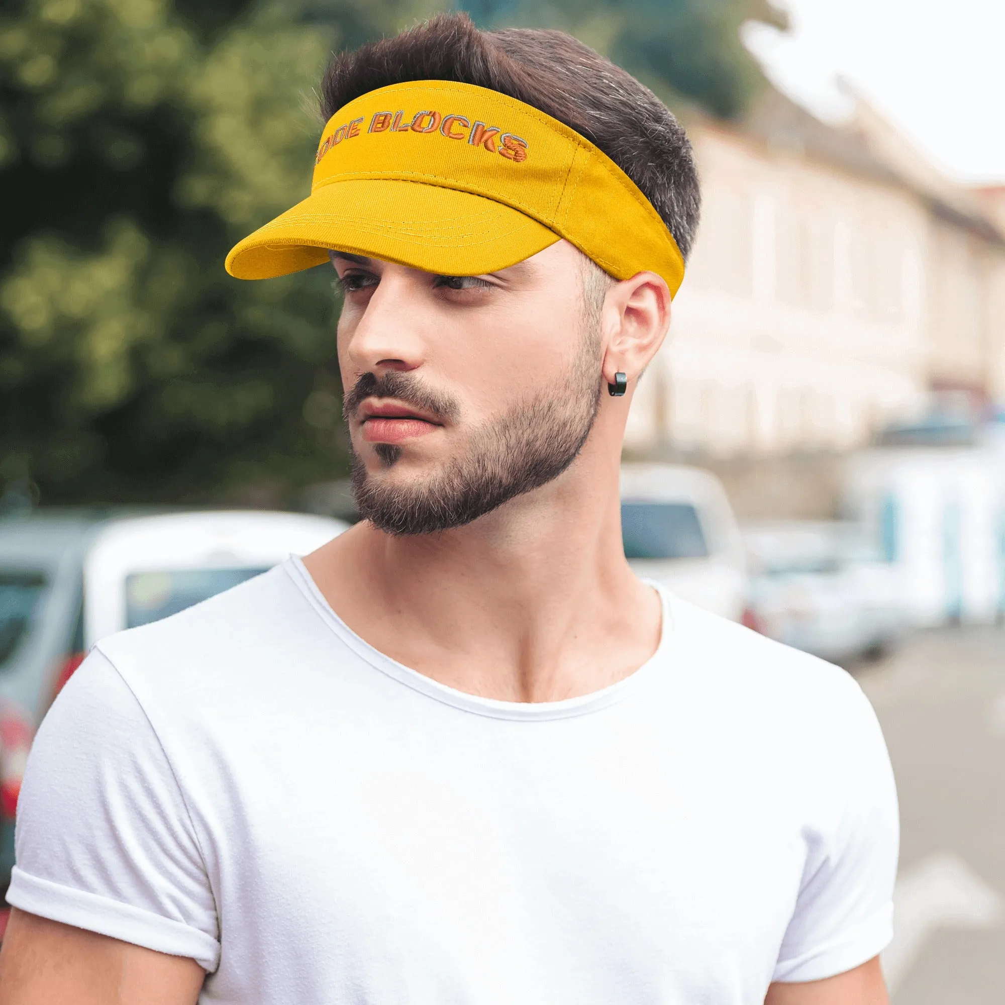 Embroidered Sun Visor Caps