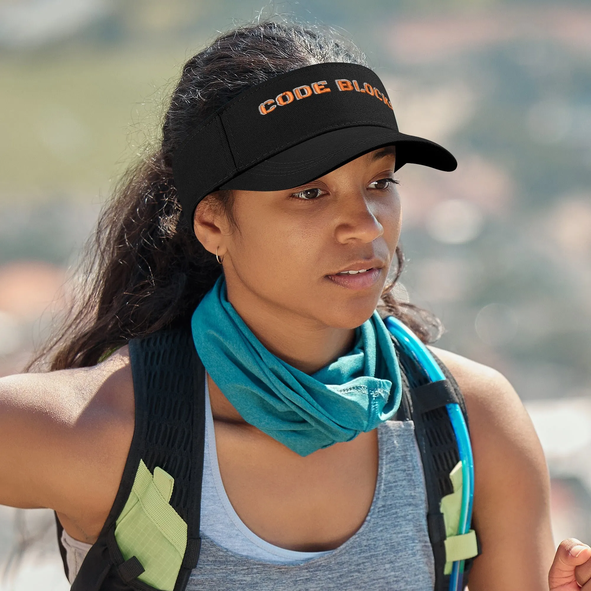 Embroidered Sun Visor Caps