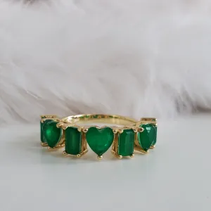 Emerald Love Ring