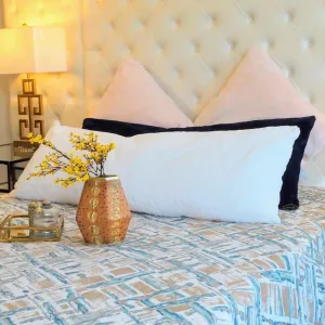 Faux Fur Body Pillow Covers Set of 2