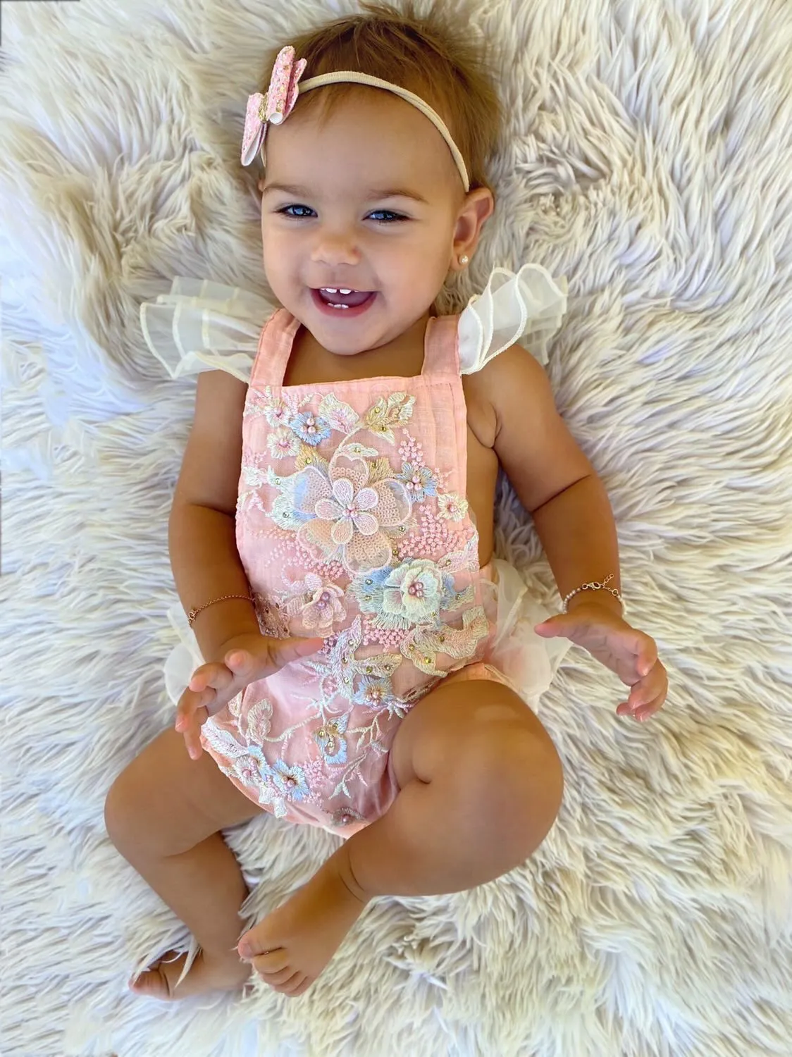 Fleurs and Frills Romper