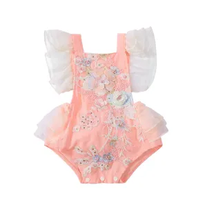 Fleurs and Frills Romper