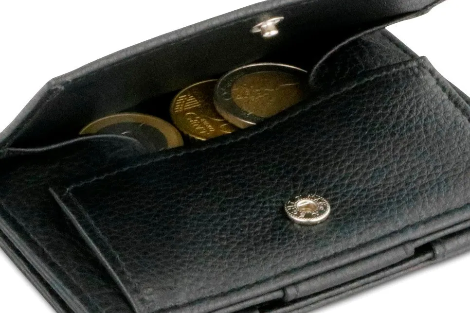 Garzini RFID Leather Magic Coin Wallet Nappa