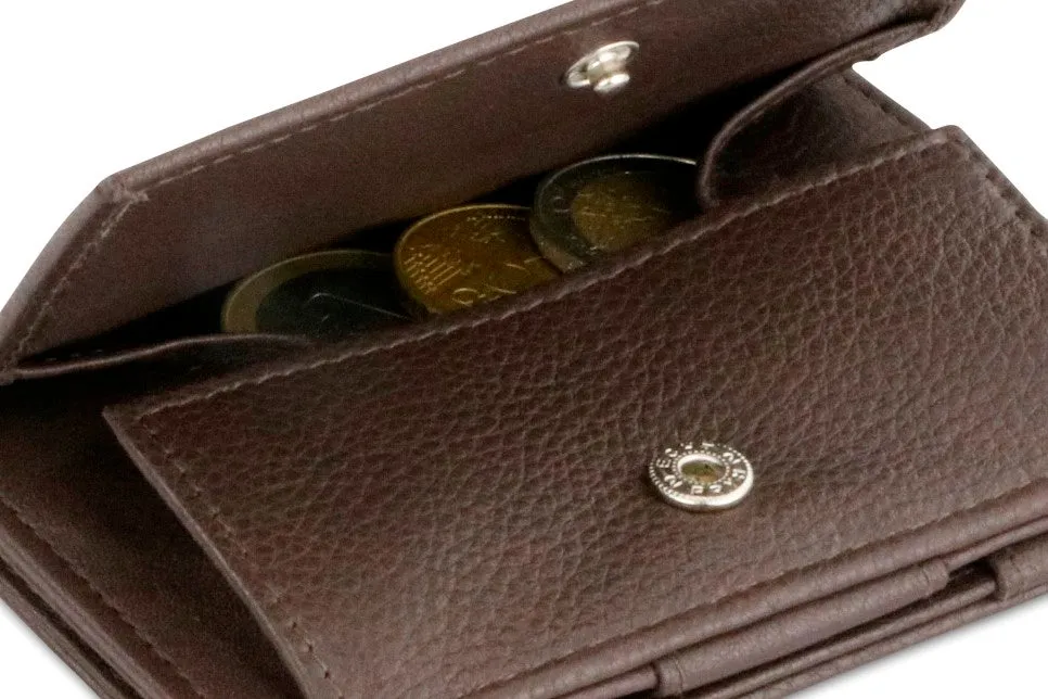 Garzini RFID Leather Magic Coin Wallet Nappa