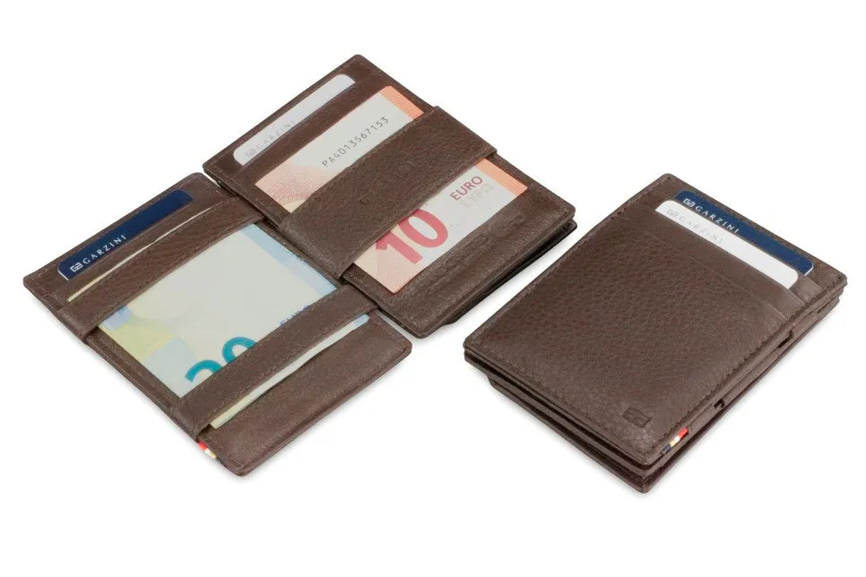 Garzini RFID Leather Magic Coin Wallet Nappa