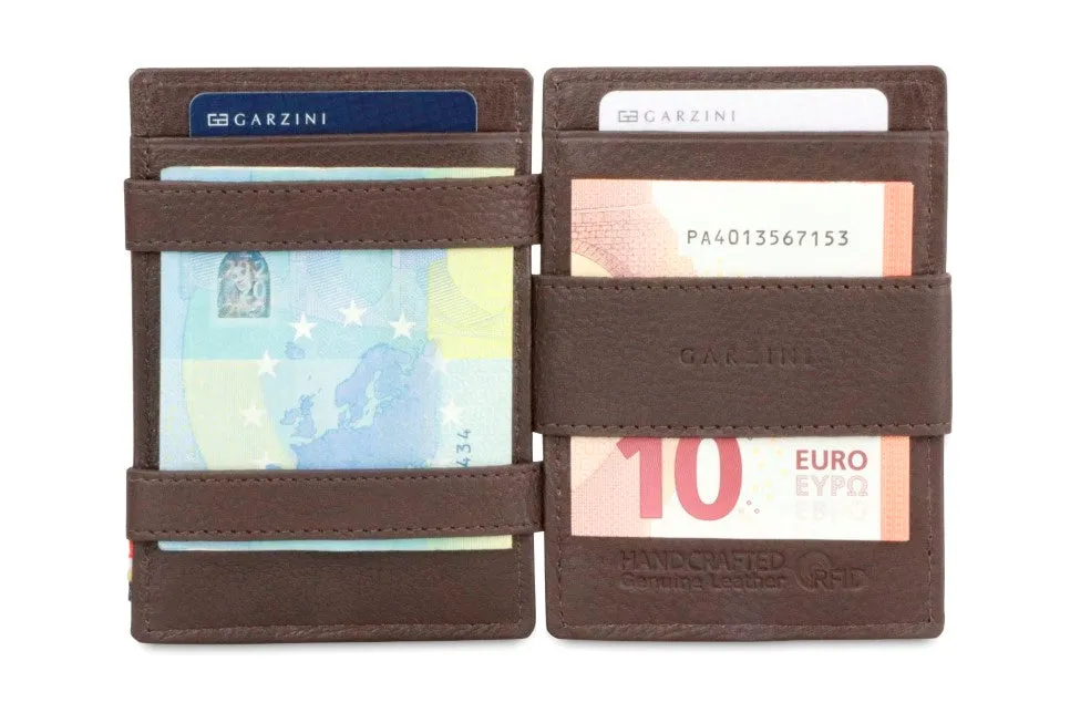 Garzini RFID Leather Magic Coin Wallet Nappa