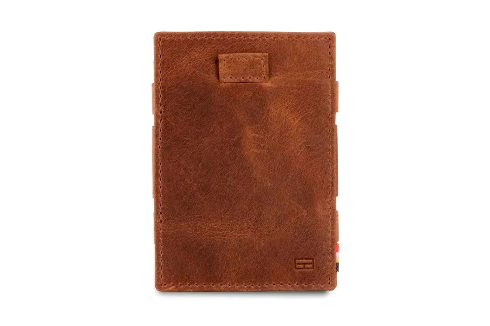 Garzini RFID Leather Magic Wallet Card Sleeves Brushed