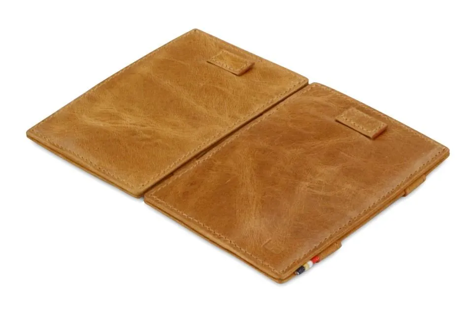 Garzini RFID Leather Magic Wallet Card Sleeves Brushed