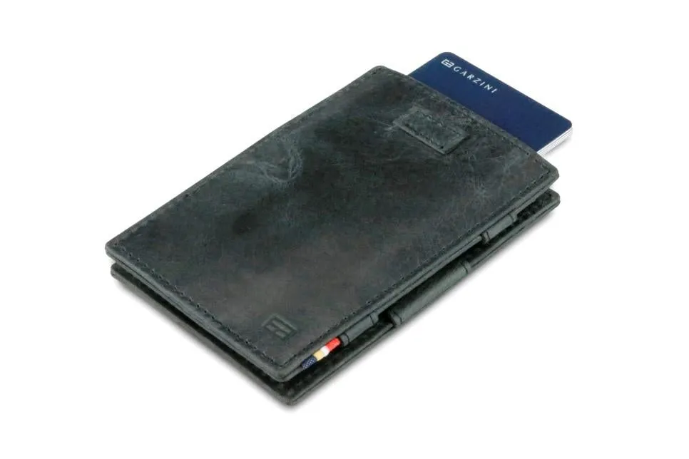 Garzini RFID Leather Magic Wallet Card Sleeves Brushed
