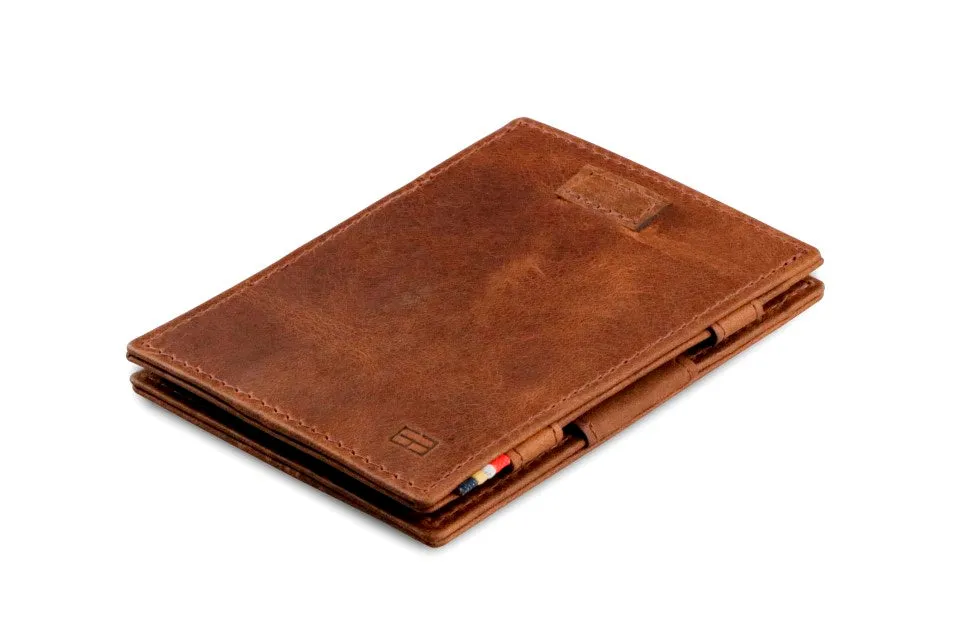 Garzini RFID Leather Magic Wallet Card Sleeves Brushed