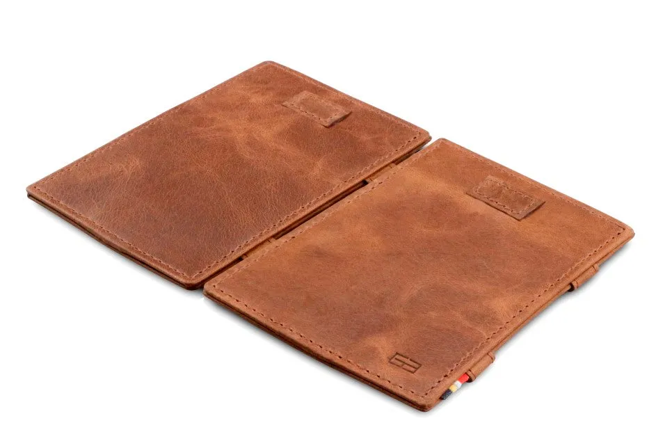 Garzini RFID Leather Magic Wallet Card Sleeves Brushed